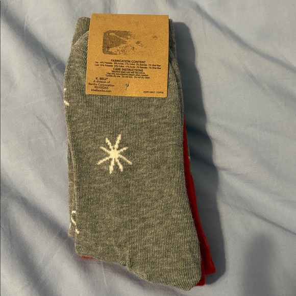 Women’s Festive Santa Socks and penguin socks. Holiday socks. Christmas socks. - Picture 3 of 3